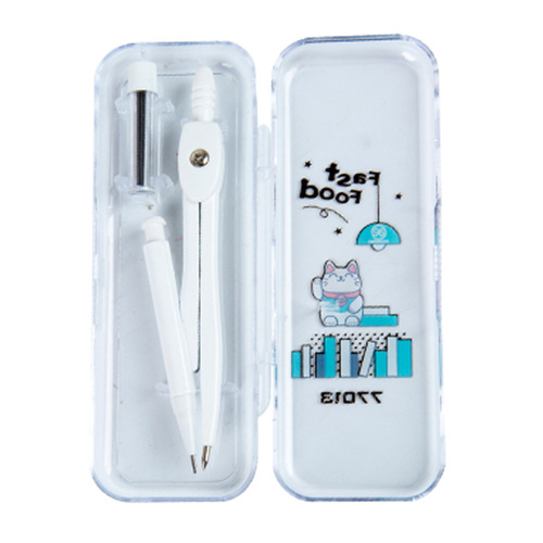Simple student metal compass set multifunctional geometric drawing tools teaching students drawing tools wholesale