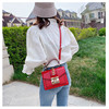 Shoulder bag, trend lock, one-shoulder bag, crocodile print, 2020, wholesale