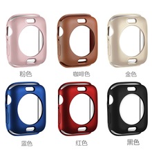 适用于苹果apple watch手表保护套四代半包喷油TPU表壳40MM/44MM