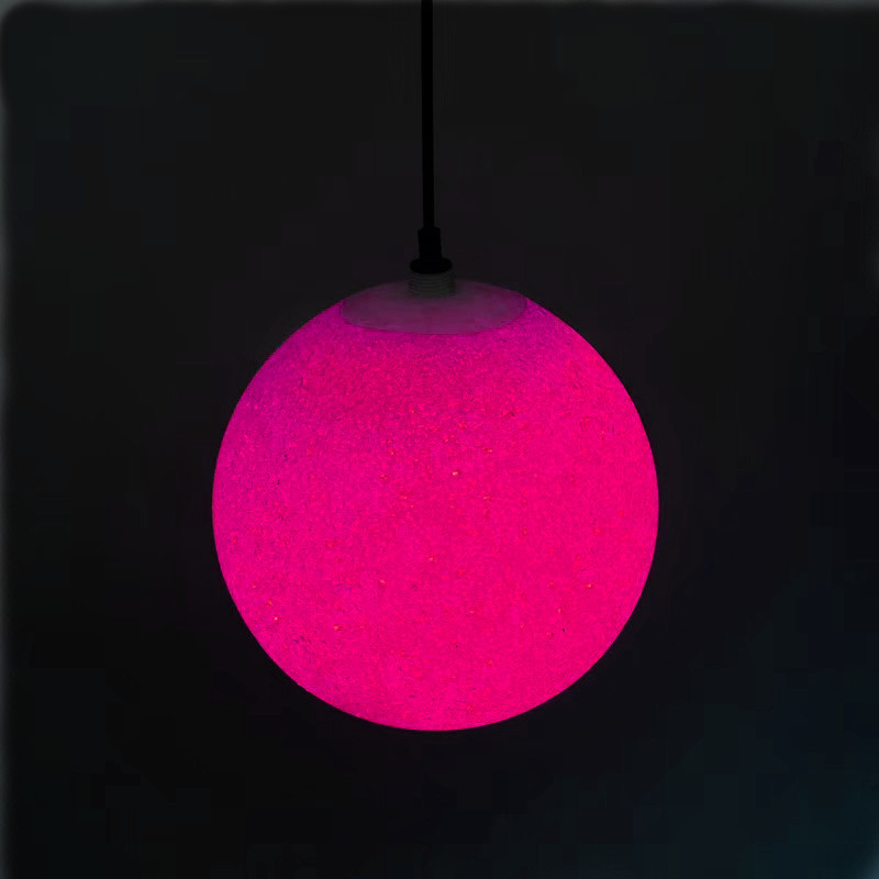 Cross-border outdoor led rice ball hanging tree lamp, crystal spherical shape, kindergarten street lighting landscape decoration detail image 5