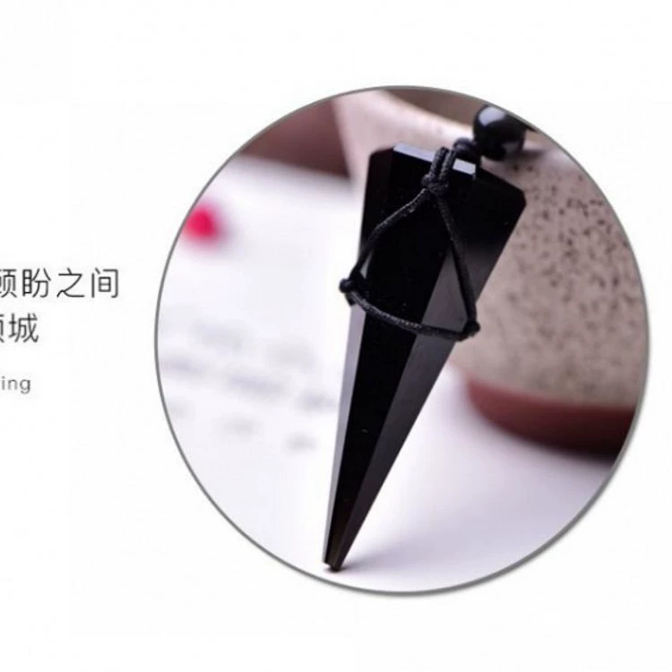 Natural water, crystal, pendant, sweater for beloved, long necklace, fashionable organic accessory