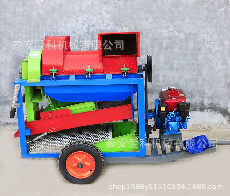 贵州黎平县谷穗脱粒机油菜籽脱粒机 小型家用谷穗打粒机