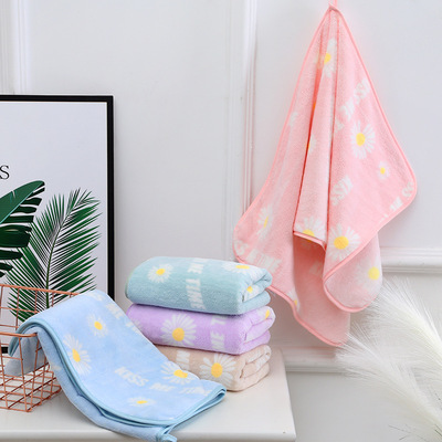 Liv new pattern High density Coral printing towel Manufactor customized gift towel thickening Absorbent towel wholesale