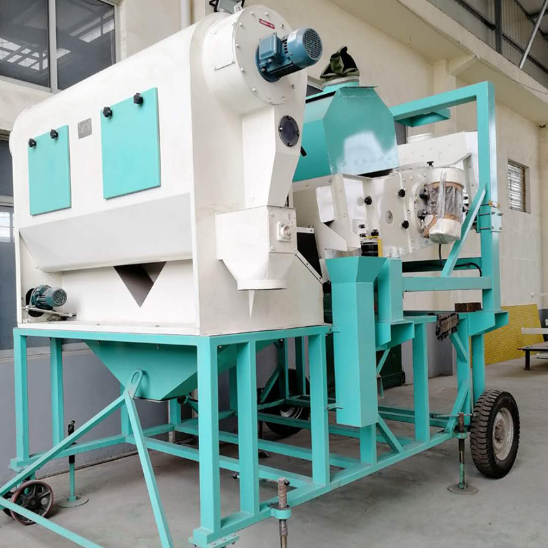 移动式循环振动清理筛 不换筛板玉米小麦稻谷杂质清理振动筛