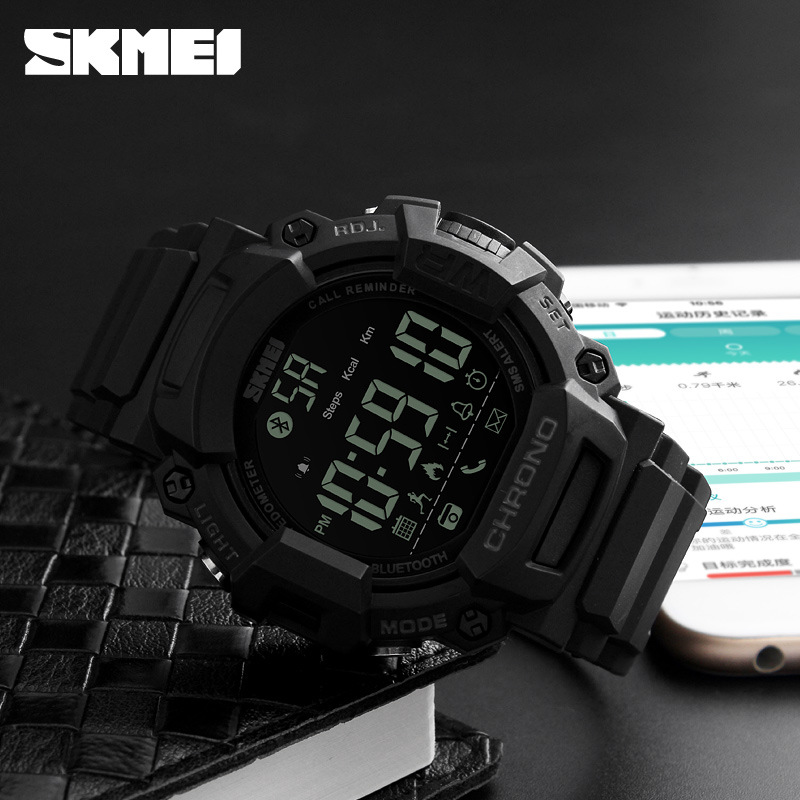 Skmei tiempo belleza 1249 multi-función soporte ios android al aire libre Bluetooth reloj inteligente reloj Masculino