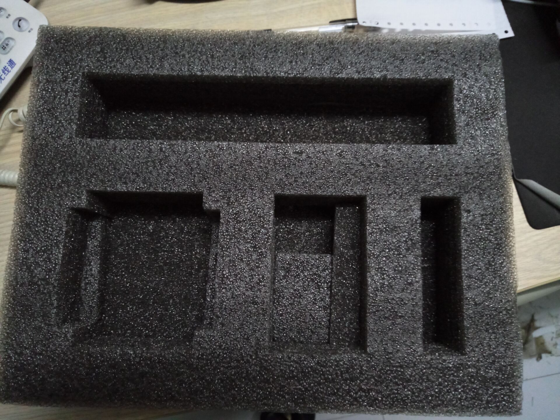 厂家直销黑色珍珠棉成型异形包装海绵泡沫/快递专用包装