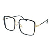 Cool coax large frame retro anti -blue light glasses leopard round frame TR material glasses frame ladies anti -blue light glasses frame