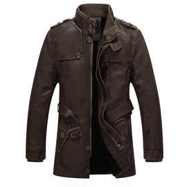 Men's winter warmth jacket fur clothing coat пальто