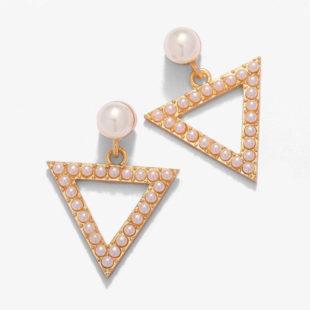 Korean Simple Long Hollow Alloy Earrings display picture 9