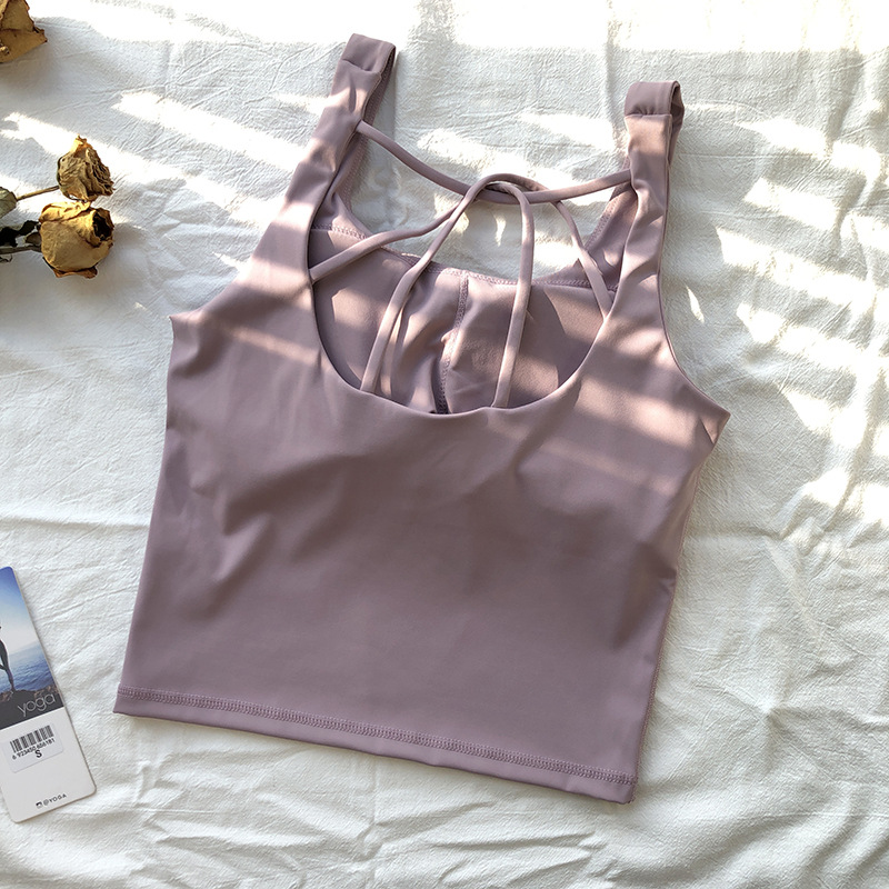 196g Weight Sleeveless Sleeve Length Nylon, Spandex Fabric Type Regular Top Length Vest Tops Type Fitness, Yoga Occasion U Neck Neckline Solid Color Pattern Casual, Sport Style Style Casual Sport Style Solid Color Nylon Spandex U Neck Active Tops Vest 16