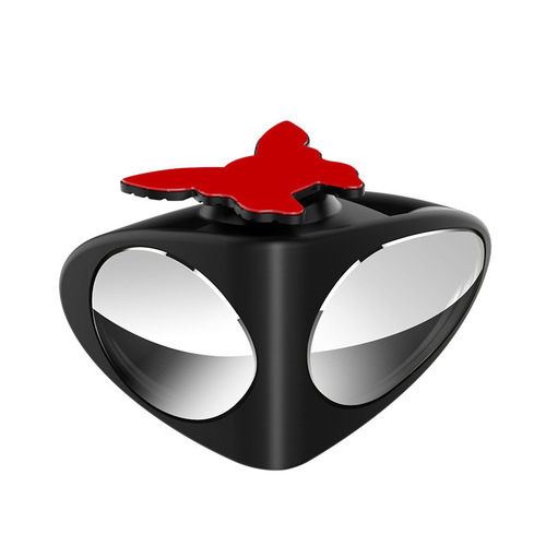 Car rearview mirror, car dual vision assist 360 two-way small round mirror, reversing reflector, front and rear wheel blind spot mirror