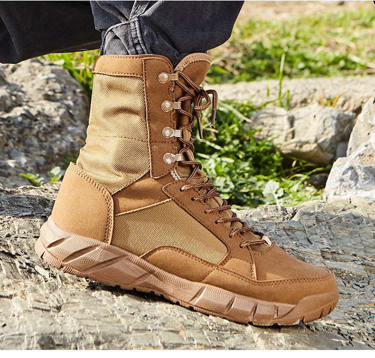 Bojové boty Venkovní boty Kotníkové boty Turistické boty Turistické boty Pánské a dámské pouštní boty_voghion.com