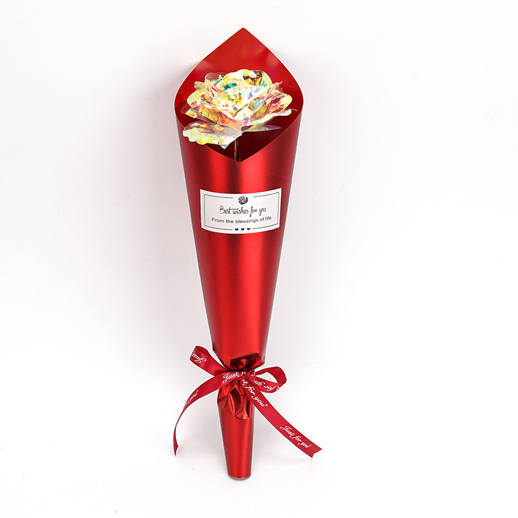 精装彩金玫瑰单支 3