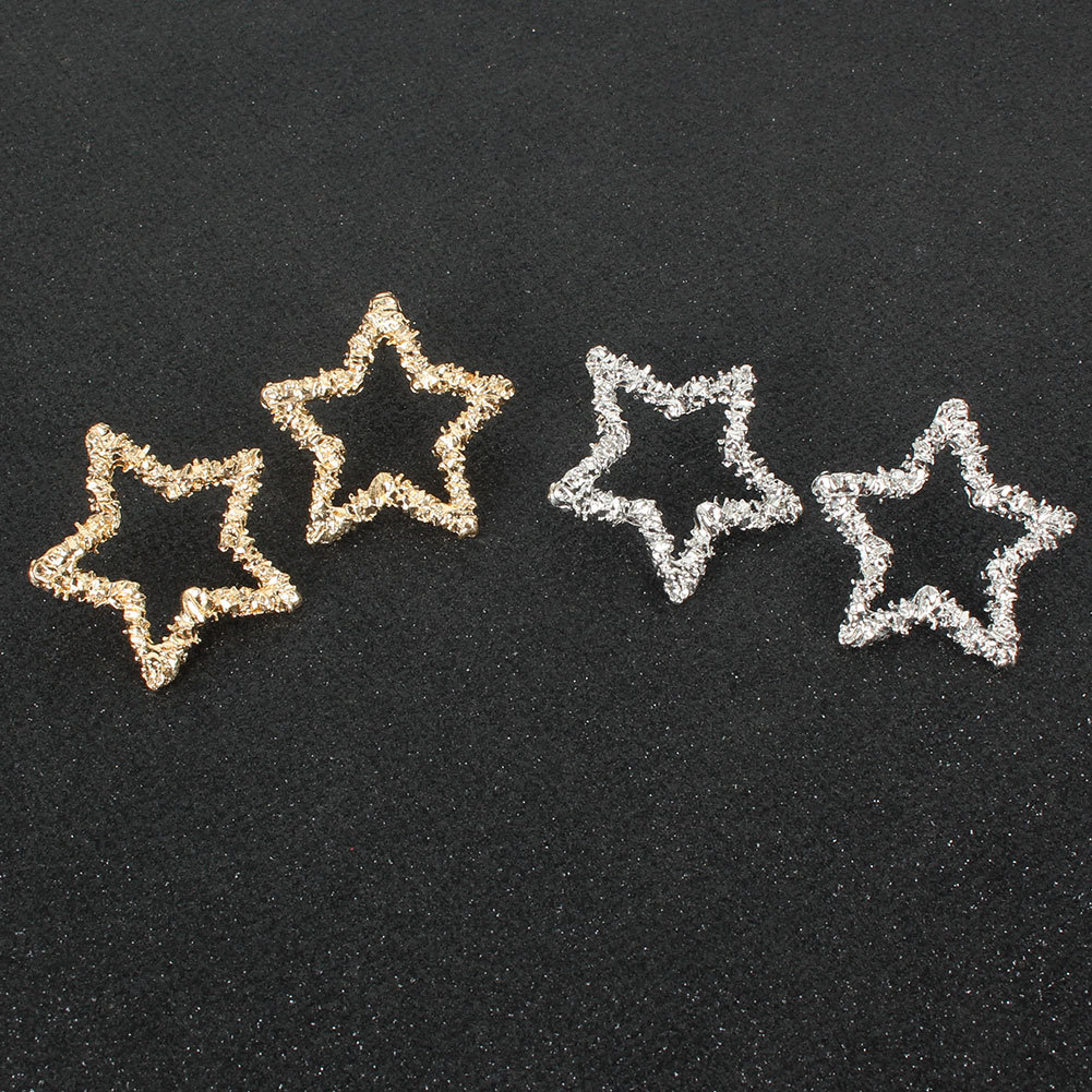 Fashion  Alloy Five-pointed Star  All-match Simple Earrings Wholesale display picture 6