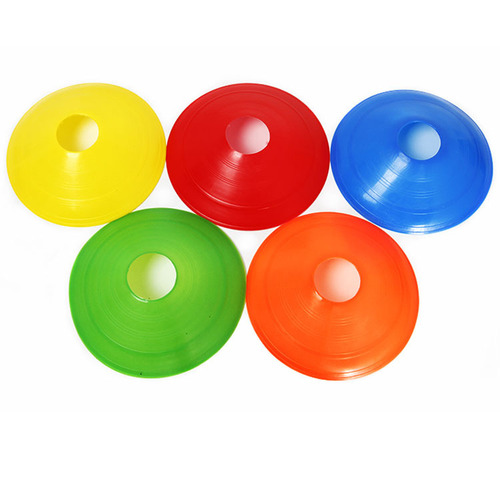 Football Logo Disc Disc Logo Obstacle Sign Disk Marker Road Sign Football Training Supplies Equipment Thickened Type