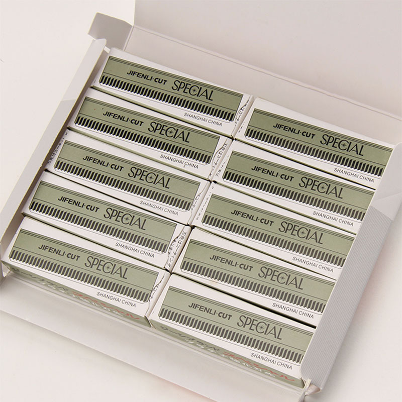 Makeup Artist Professional Eyebrow Knife Safety Type Men's Special Beginner Eyebrow Scraping Knife Artifact Whole Box Blade