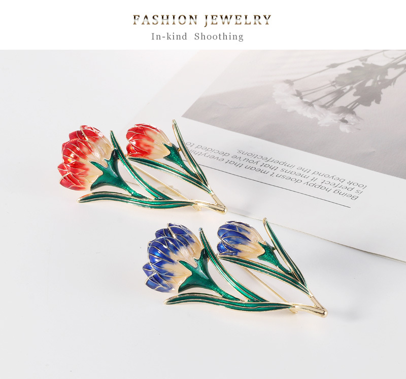 Alloy Flower Brooch display picture 2