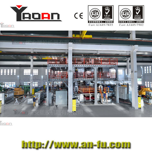 供应PP无纺布单S，SS,SSS,SMS,SMMS，熔喷无纺布设备挤出机