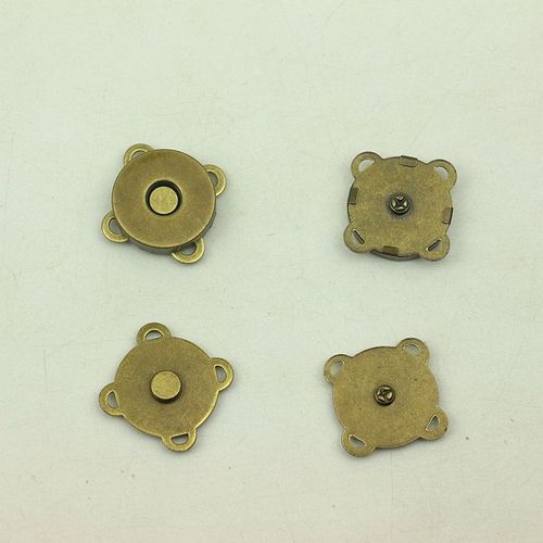 Wholesale 18mm Magnetic Buttons with Magnets, Accessory Hardware for Handbags, Magnetic Clover Buttons with Magnetic Clips