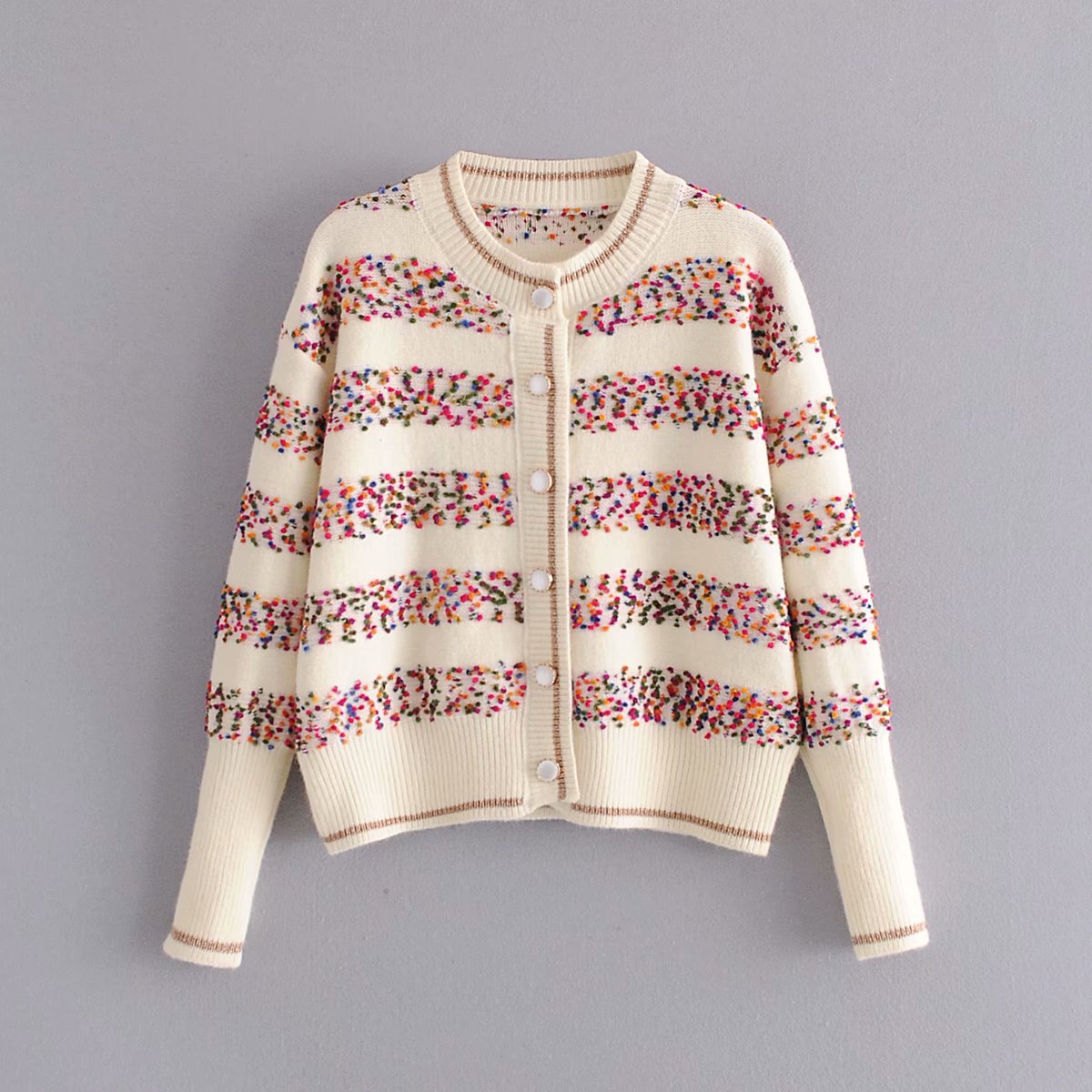 casual retro short cardigan sweater  NSAM8961