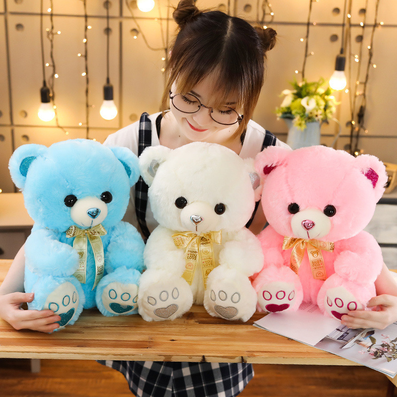 クロスボーダーかわいいテディベアぬいぐるみ少女心抱き熊人形ぬいぐるみ子供誕生日プレゼント