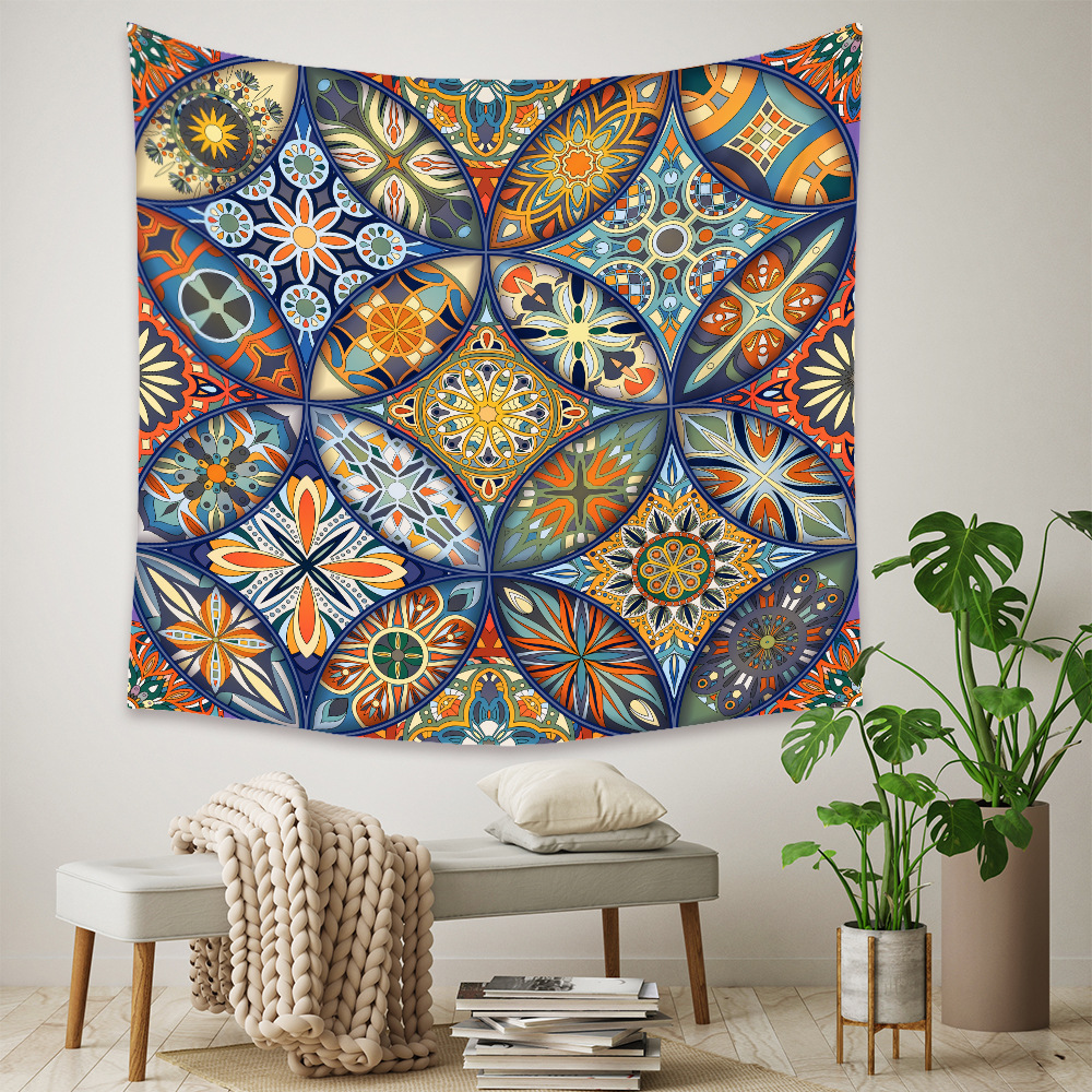 Nuevo Mandala Tapiz Boho Hogar Dormitorio Decoración Colgante De Pared Tela De Fondo De Tela display picture 13