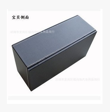 Caja de pañuelos de cuero de estilo europeo creativo caja de pañuelos de coche personalizado coche pu caja de pañuelos de cuero al por mayor