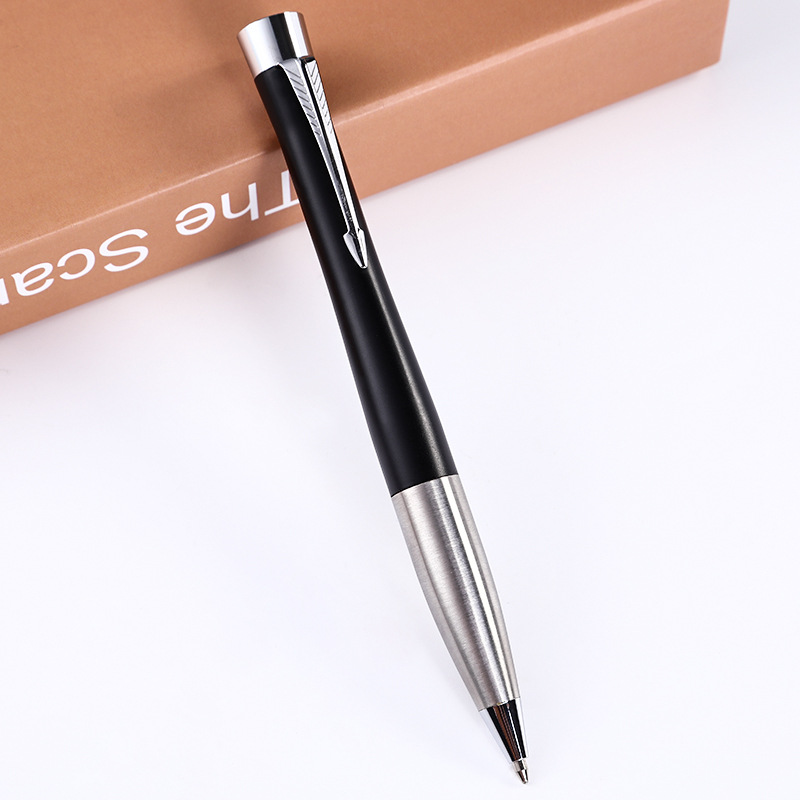 Suministro directo de fábrica de negocios bolígrafo pluma de metal logotipo personalizado firma de metal pluma de aceite pluma de regalo de negocios