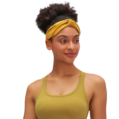 One-piece drop-shipping new yoga headband, stretchy, breathable, sweat-absorbent headband, fashionable hair band, running sports antiperspirant headscarf