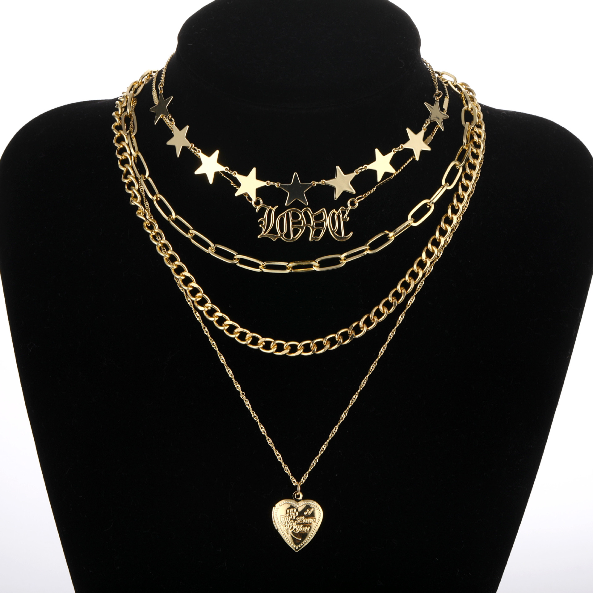 亞馬遜批發(fā)熱銷款歐美主流風(fēng)潮流尖端項(xiàng)鏈多元素多樣化跨境直銷