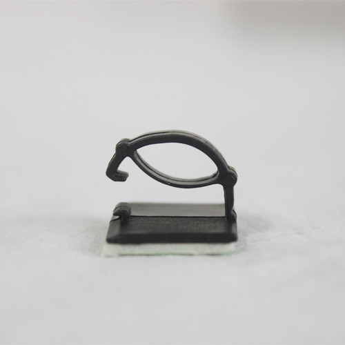 Black shoelace buckle canvas shoe shoelace clip, plush cartoon accessories plastic wire buckle OEM processing