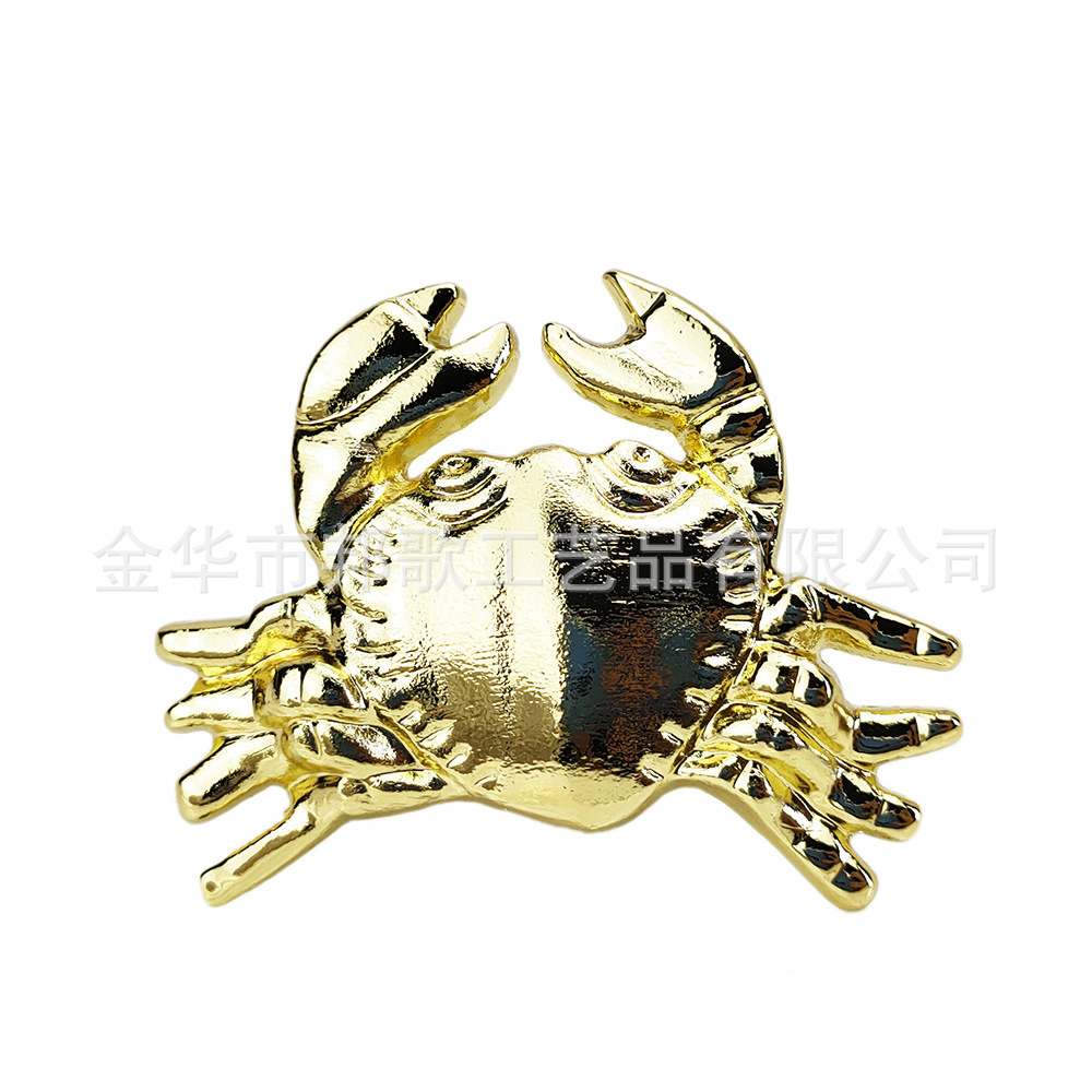 螃蟹餐巾环 西餐桌装饰口布扣 精致创意小动物餐具套装配件|ms