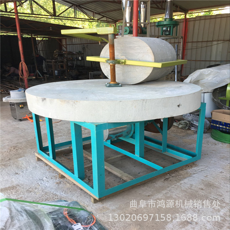 商用大型石碾子 直径1米辣椒酱石碾 多功能电动石碾子厂家