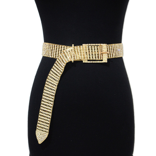 Sweet diamond waistband bling waist belt for performance dresses women's crystal diamond belt waist chain for evening dress