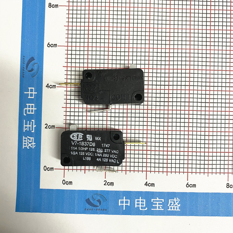V7-1B17D8 Honeywell微型微动开关单刀双掷电路250Vac 11A V7系列