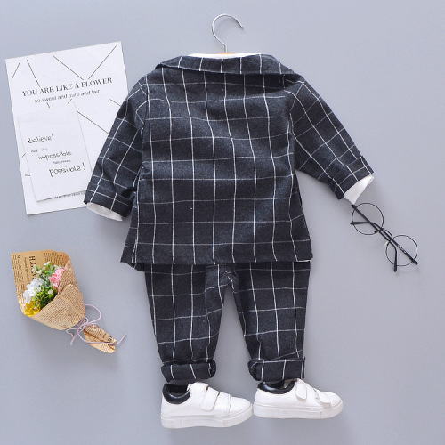 Baby Autumn Suit 2019 New Children's Korean Style Fashionable Boys Autumn Little Boy Suit Three-piece Set