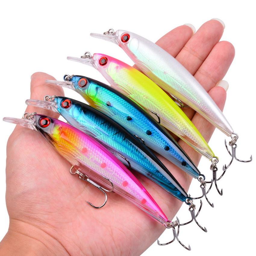 Floating Minnow Lures 110mm 13.5g Shiver Minnow Fishing Lure Hard Plastic Swiming Baits Fishing Tackle