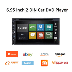 Auto audio and video 6.95 -inch navigator Bluetooth player Bluetooth -free call multimedia reverse rear view DVD