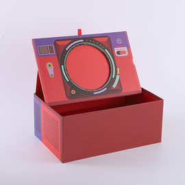 新年礼品盒立体盒阿胶糕点包装食品礼包春节年货礼物盒大红盒印刷