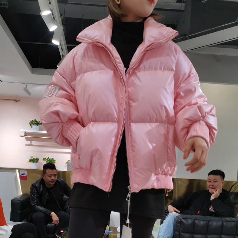 2020 Winter clothes new pattern Bright surface laser anly Bread wear Korean Edition have cash less than that is registered in the accounts temperament keep warm Spring according to benefit people Down Jackets