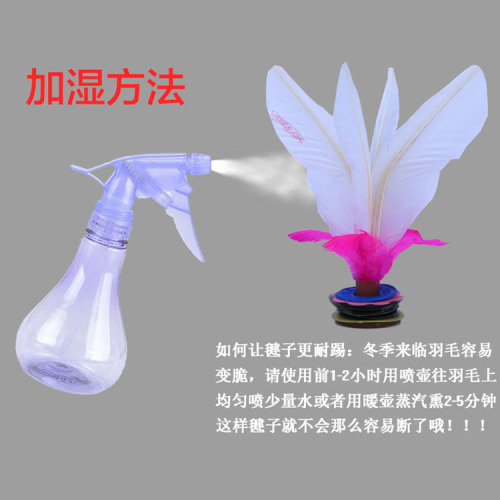 Shuttlecock Good Friend Fire Feather Bird 17cm Small Goose Feather Individually Packaged Removable Flower Shuttlecock Good Kick and Durable Wholesale