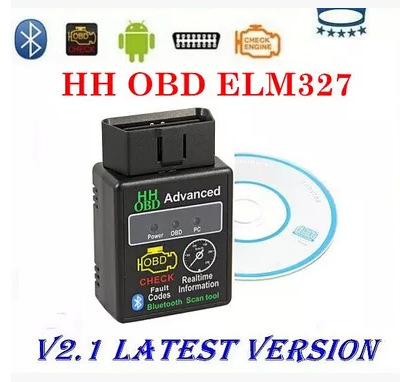MINI 迷你ELM327 Bluetooth OBD2外贸批发黑壳新款安卓