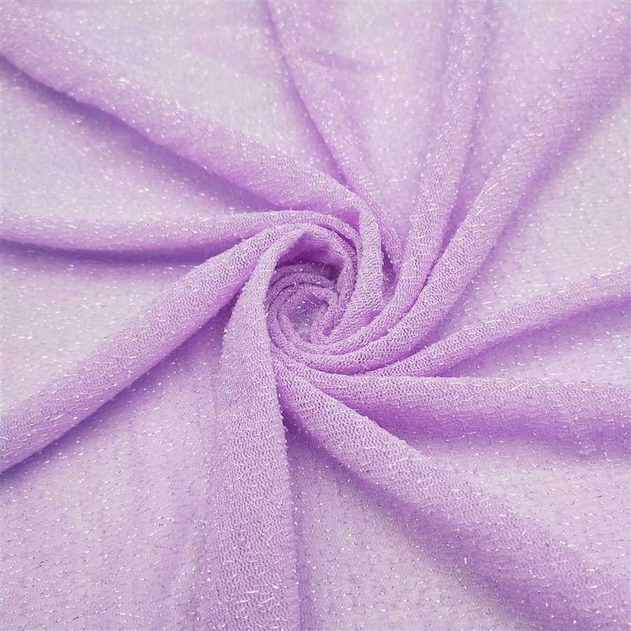 工厂织造 银线S条网眼布 锦氨提花网布 闪光面料 时尚靓眼女装料