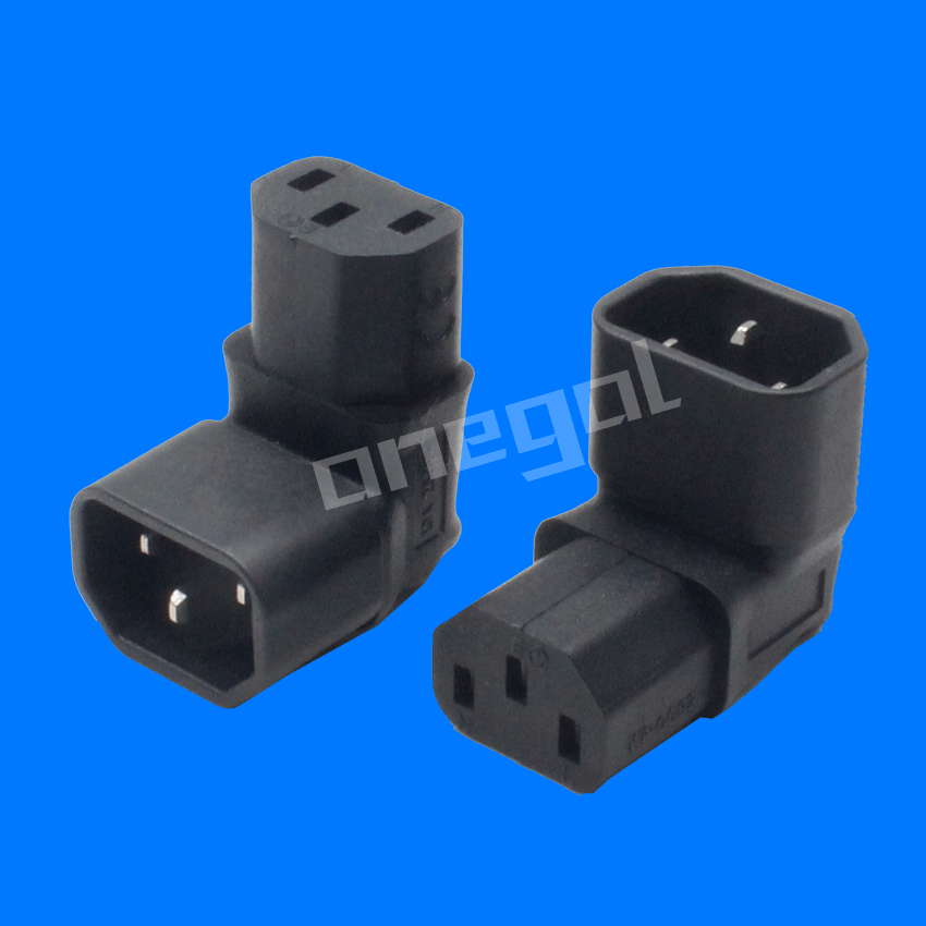 多国多功能转换插头 C13转C14品字插座 母座转公座 IEC电源转换器