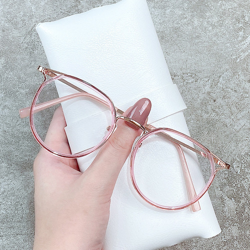Internet celebrity's same style myopia glasses frame for female students with literary and artistic personality finished product with degree myopia glasses cat eyes for trendy men