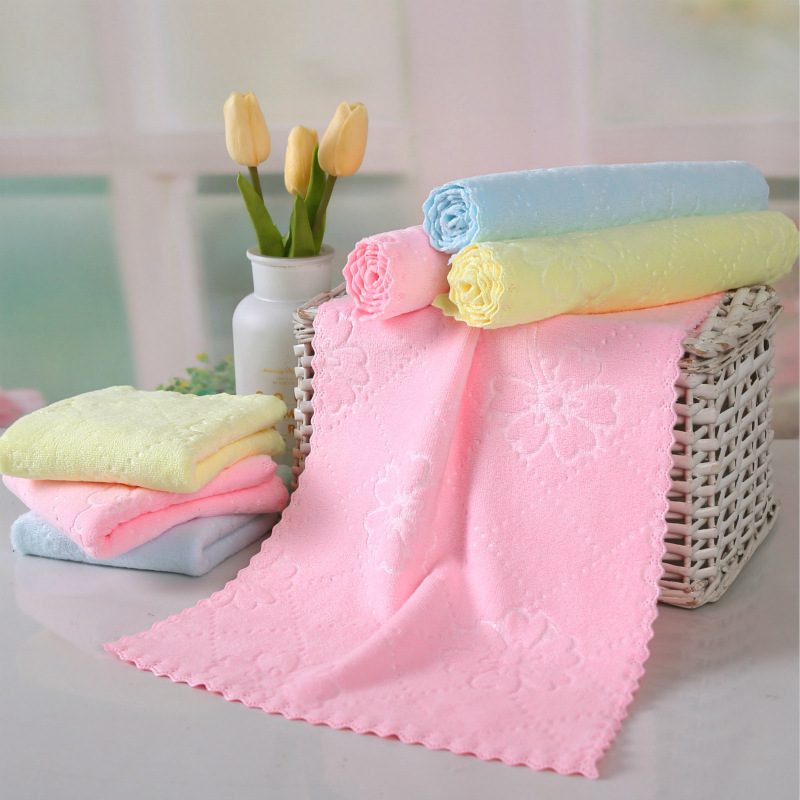 Wholesale of children's towel new pattern Superfine fibre Child towel Embossing children Dedicated towel Can be customized LOGO