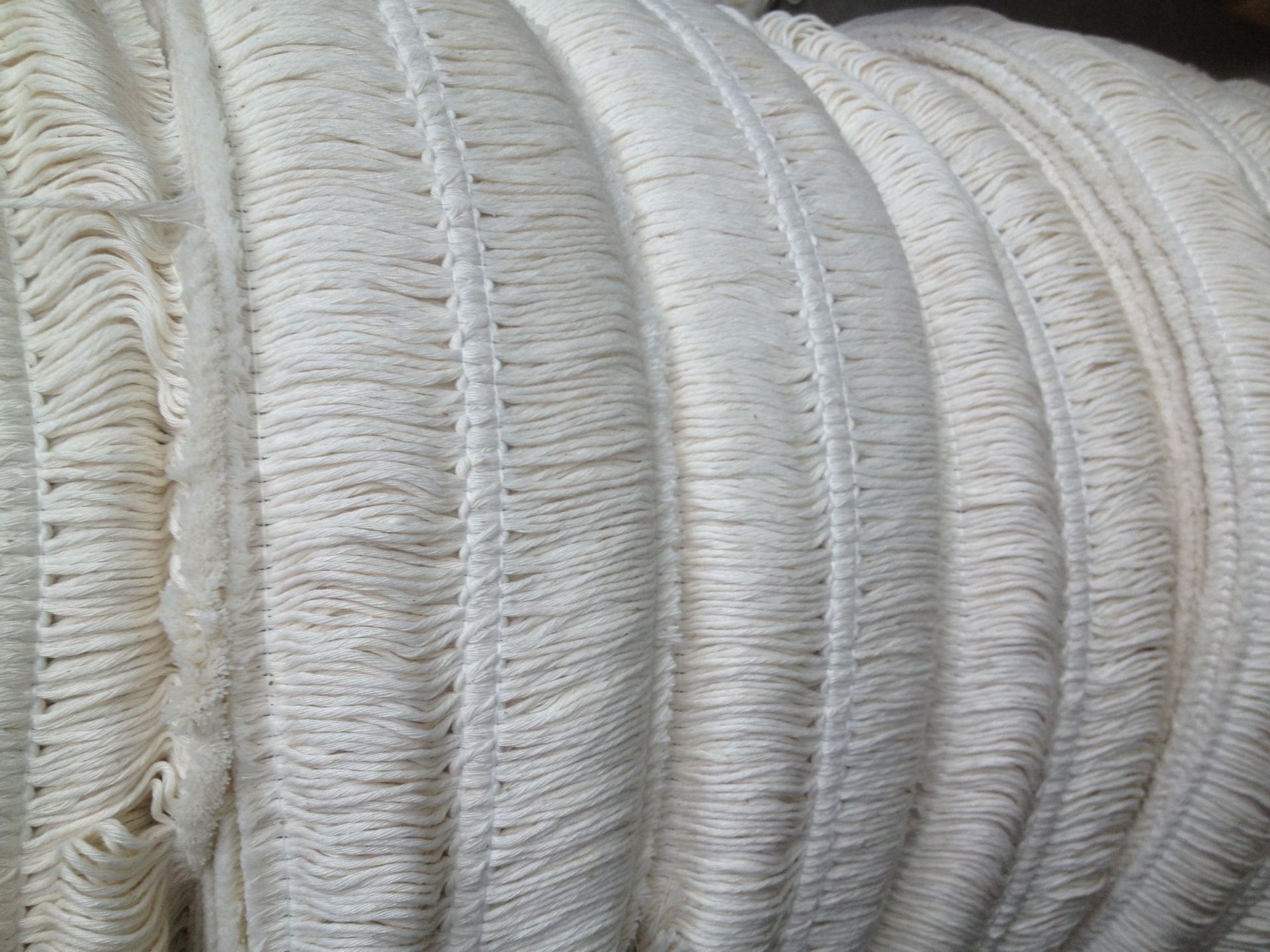 supply Bleach white Mop weave Cotton Flat mop Dust mop Dust Shan Sasa  Cotton yarn knitting