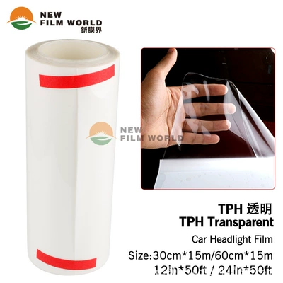 headlight color change film Tail | Automotive Film - 03x15m-tph-transparent