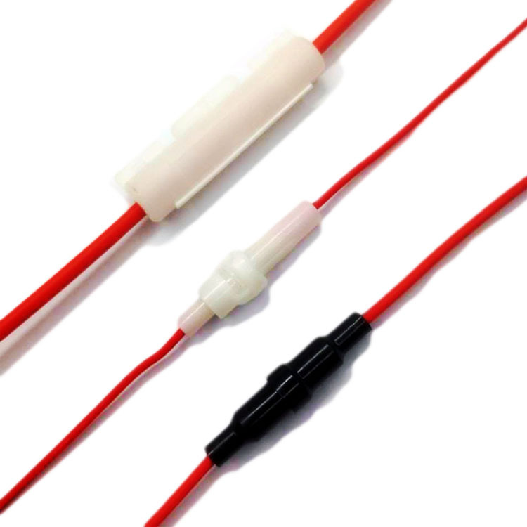 翔鹰 5*20MM 线束保险丝座Z-705C尼龙 电木保险丝管座 熔断器底座