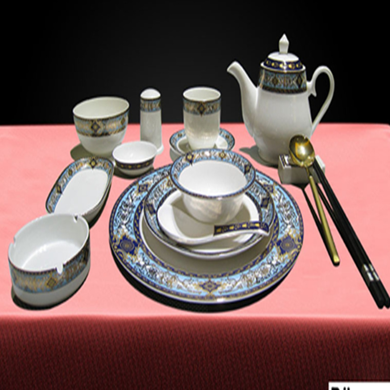 팰리스 윈드 클럽 식기 호텔 세라믹 플레이트 도매 레스토랑 세트 테이블 호텔 그릇 세트 테이블 식기 세트 테이블